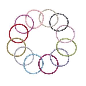 10 piezas de bandas de goma 12 colores 10 pcs/Tarjeta 3cm Niño de colores de <span class=keywords><strong>caramelo</strong></span> de bandas de goma accesorios para el cabello - Product Image 1