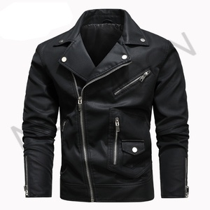 Veste en toile pour homme, style streetwear, automne et hiver, veste de moto pour homme - Product Image 3