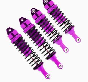 Ensemble d'amortisseurs en métal, pièce de mise à niveau pour voiture RC, 4 pièces, avant et arrière, pour Traxxas Slash 1 10 Huanqi 727 - Product Image 5