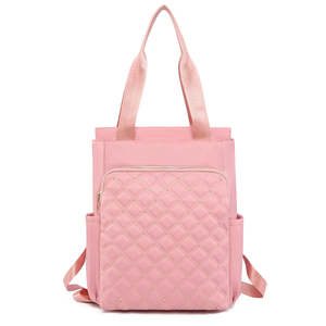 Mochila de moda de lujo para mujer 2024 con dos correas y cierre de cremallera Correa de cadena Patrón de piel de serpiente - Product Image 1