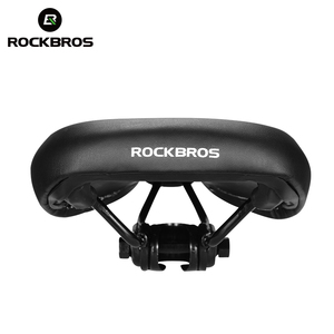 ROCKBROS 柔软舒适的自行车座椅马鞍防震加厚加宽自行车配件 MTB 自行车公路自行车马鞍皮革 - Product Image 4