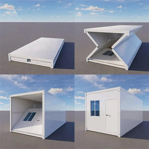 Casa contenedor plegable de lujo a bajo precio, Panel sándwich prefabricado, Instalación rápida, diseño moderno para edificio de oficinas, centro comercial, Hotel - Product Image 2