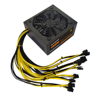 Alimentation électrique pour ordinateur Gold 80 Plus ATX 1800w 230V Prise en charge de 10 GPU 10X6 broches pour machine professionnelle