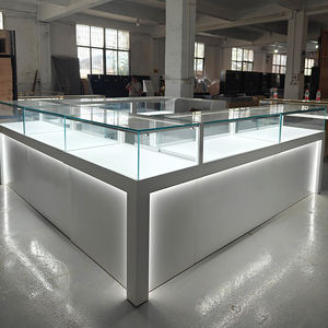 Vitrine de présentation de montres et de bijoux en acier inoxydable doré moderne, fabrication SUNDO, vente en gros, logo personnalisé pour boutique - Product Image 1