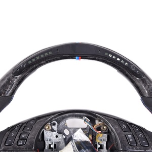 Volant de direction en fibre de carbone forgé sur mesure avec écran LED pour E46 M3, volant de course sportif, pièces de rechange automobiles - Product Image 2
