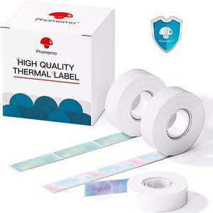 Papel Térmico para Etiquetas Phomemo, 3 Rollos de Colores Variados para D30, D30S, Q30S, Q30, D35 - Product Image 1