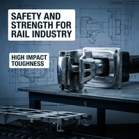 Service de fonderie OEM GGG50 en fonte ductile, fonte au graphite sphéroïdal SG pour machines automobiles, certifié ISO9001