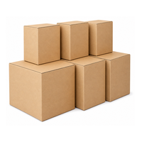 Boîte en carton ondulé pour transport, emballage en gros, personnalisable avec logo, fourniture en vrac