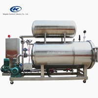 Stérilisateur à autoclave pour aliments à haute température avec construction en acier inoxydable pour la stérilisation commerciale