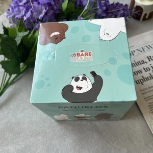 <span class=keywords><strong>WELLPAPER</strong></span> Boîte de mouchoirs en papier cubiques 100 unités 3 plis en pâte de bois vierge Blanc - Product Image 2