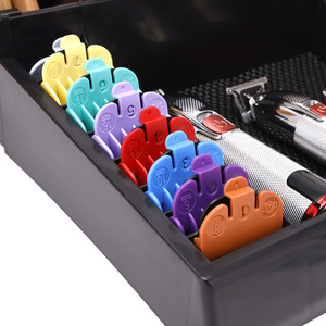 Caja de herramientas de peluquería, tijeras eléctricas, caja de almacenamiento para PC, organizador de cepillos para el cabello, estante, bolsa para tijeras - Product Image 5