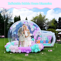 Prix usine clair dôme gonflable maison à bulles dôme tente à bulles Transparent extérieur intérieur gonflable ballons à bulles