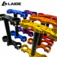 Pièces de moto renforcées : Support de guidon à trois mâchoires et double épaule pour Light Bee Talaria, doré, pièces de rechange pour moto