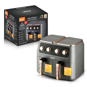 Freidora de Aire Doble Inteligente con Pantalla Táctil para el Hogar, Horno Eléctrico con 2 Cestas Independientes - ¡Gran Oferta! - Product Image 4