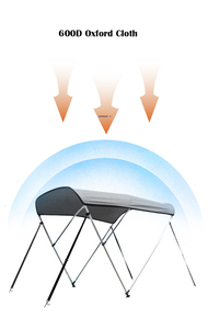 Parasol <span class=keywords><strong>Bimini</strong></span> Top le plus vendu pour bateau <span class=keywords><strong>de</strong></span> pêche gonflable, accessoires <span class=keywords><strong>de</strong></span> yacht en caoutchouc, fournitures marines - Product Image 4