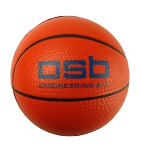 Assortiment de balles anti-stress de basketball, jouets anti-stress pour enfants et adultes, logo personnalisé imprimé, balle anti-stress en PU de basketball - Product Image 3