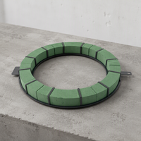 Busa Bunga YiLiang Resin Wreath Floral Foam Sanding Block Floral Foam Ring untuk Dekorasi Karangan Bunga Natal Wisuda Pernikahan Paskah