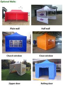 خيمة مخصصة تجارية صغيرة محمولة 3*3 قابلة للطي لفعاليات المعرض الترويجي الداخلي وحدة عرض خارجية بيضاء - Product Image 5