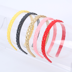 Vente en gros de 5 bandeaux en plastique antidérapants avec dents pour femmes hommes adolescents filles <span class=keywords><strong>peigne</strong></span> bandes de cheveux accessoire - Product Image 5