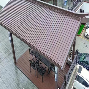 Panel Sándwich de Techo Económico de Espuma de Poliuretano y Aluminio <span class=keywords><strong>Teja</strong></span> Angola para Cobertizo de Edificio de Hotel - Product Image 5