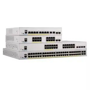 Novo original C1000 8 portas Ge, Full Poe, 2x1g Sfp, Switch de rede C1000-8FP-2G-L