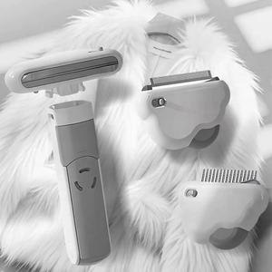 Pettine ago per animali domestici 3 in 1 lama retrattile cane districante pettine stile portatile - Product Image 1