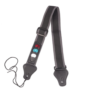 Sangle de guitare en nylon réglable avec extrémités en cuir PU et 3 porte-médiators pour guitare <span class=keywords><strong>acoustique</strong></span> – Offre Spéciale - Product Image 6