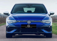 Ensemble de pare-chocs pour VW Golf 8 2020 + Facelift R Style Kits de carrosserie Jupes latérales Diffuseur Tuyau d'échappement Top Spoiler Car Grill