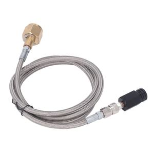 Adaptador <span class=keywords><strong>de</strong></span> Recarga <span class=keywords><strong>de</strong></span> <span class=keywords><strong>Soda</strong></span>, Conector para Cilindro <span class=keywords><strong>de</strong></span> CO2 con Manguera <span class=keywords><strong>de</strong></span> 60 Pulgadas, Manguera <span class=keywords><strong>de</strong></span> Acero Inoxidable CGA320 - Product Image 2