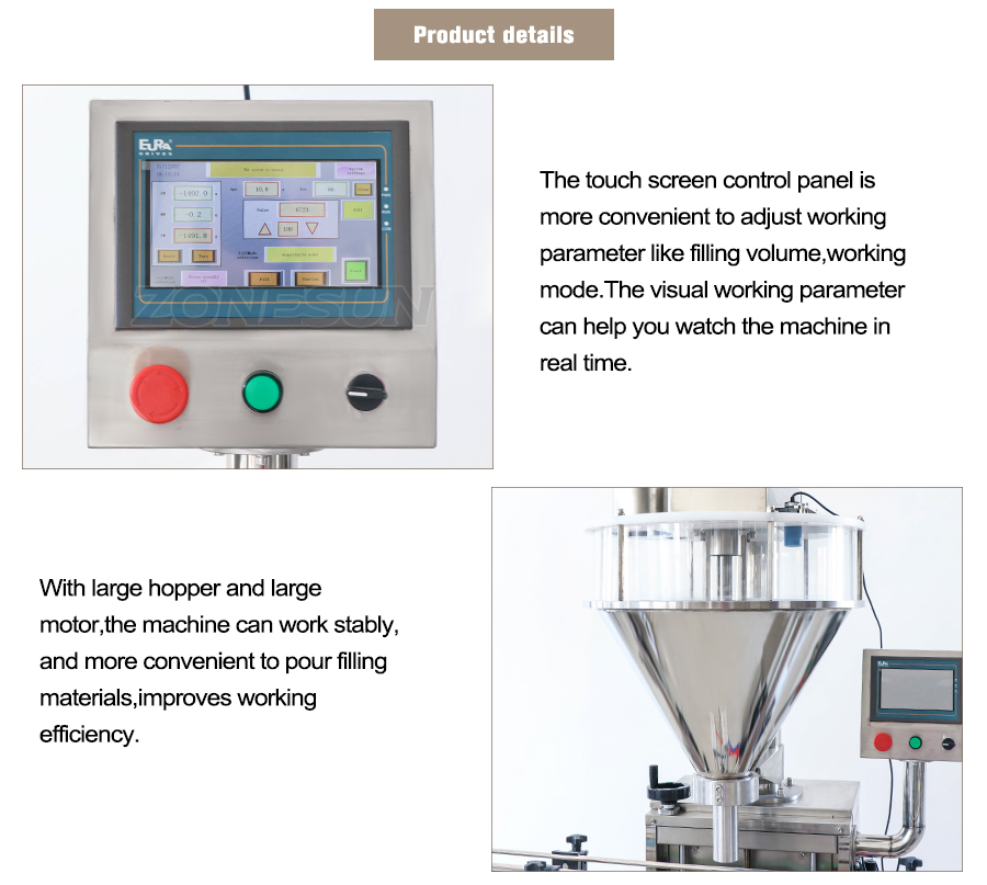 ZONESUN ZS-FM730A 10-2000g Automatic Powder Auger Filling Weighing Machine