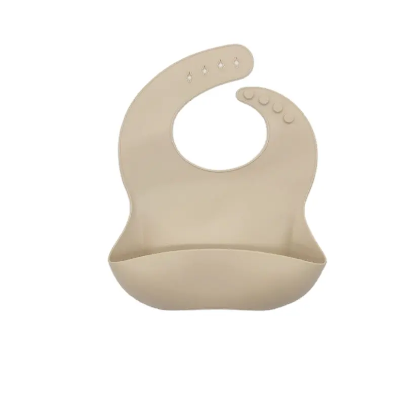 Nhà Máy Bán buôn tuyết mọc răng đào tạo BIB với biểu tượng tùy chỉnh Silicone bé yếm