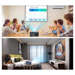 Máy chiếu di động XNANO <span class=keywords><strong>2025</strong></span> HS110 nâng cấp mới, ngoài trời, tích hợp TV, 2+32GB, chống bụi, động cơ quang học, 1080P, 4K, WIFI6 - Product Image 6