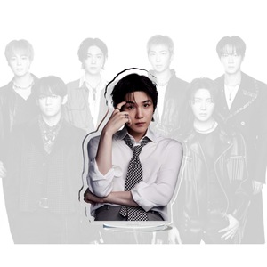 Figuras Decorativas de Acrílico Transparente con Diseño de Jungkook, Jimin, V, Jin, RM, Jhope y Suga, para Mesa, Venta al Por Mayor - Product Image 3