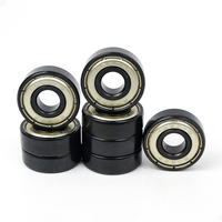Roulements à billes à gorge profonde en acier chromé de haute qualité 608ZZ 608RS 608 ABEC-9 avec joints en fer de précision pour skateboard