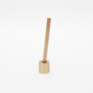 Supporto per penna in ottone massiccio MAXERY, Mini penna oro supporto per spazzolino da denti contenitore Base perfetta per studenti e ufficio - Product Image 6