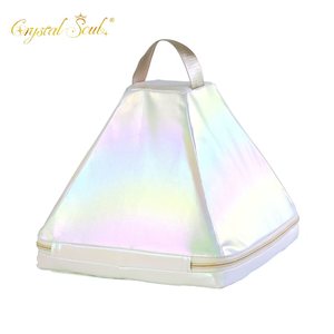 Bolsa <span class=keywords><strong>de</strong></span> transporte <span class=keywords><strong>de</strong></span> pirámide <span class=keywords><strong>de</strong></span> cuarzo transparente Crystal Soul Colores Opciones disponibles LOGOTIPO <span class=keywords><strong>de</strong></span> tamaño personalizado - Product Image 3