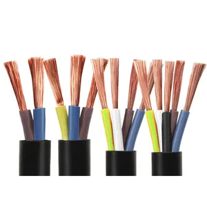 Flexible wire H05VV-F Electric wire 99.995% Pure copper 3*1.5mm 3*2.5mm 3*4mm PVC Insulation Coated Wire electric cable