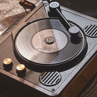 Platine vinyle rétro personnalisée portable Hi Fi Dj Mixeur Lecteur stéréo Lecteur CD Usb Avec Lecture Mp3