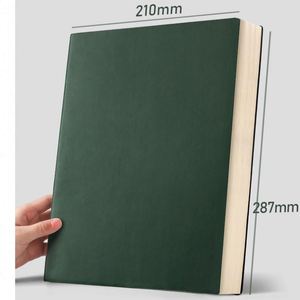Grand carnet à couverture rigide en cuir A4, super épais, personnalisé, cadeau mignon pour étudiants - Product Image 3