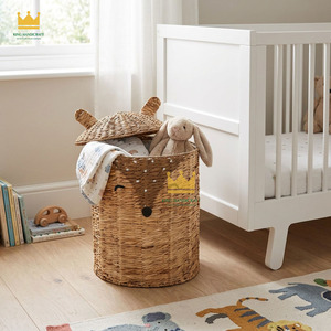 Cesta de Almacenamiento de Juguetes y Ropa para Niños en Forma de Ciervo, Hecha de Jacinto de Agua, Precio al por Mayor desde Vietnam - Product Image 5