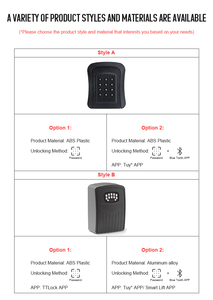 Boîte à clés numérique murale sécurisée <span class=keywords><strong>pour</strong></span> hôtel, maison, portail, immobilier, voiture – Rangement sans clé - Product Image 6