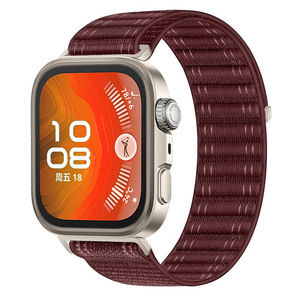 Correa de Reloj Ajustable de Nailon para <span class=keywords><strong>Huawei</strong></span> Watch <span class=keywords><strong>Fit</strong></span> 4 Pro <span class=keywords><strong>Fit</strong></span> 4, Pulsera Tejida para Reloj Inteligente - Product Image 1