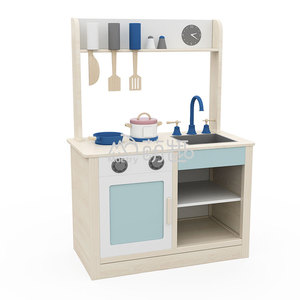 Moetry - Juego de Muebles de Madera de 16 Metros Cuadrados para Juegos de Rol Infantiles, para Aula y Supermercado, Juego de Imitación para Centros Montessori o Uso Escolar - Product Image 2