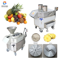 Industriële roestvrijstalen verticale fruitsnijder/snijmachine FC-311 met hoge capaciteit voor restaurants en voedselverwerking