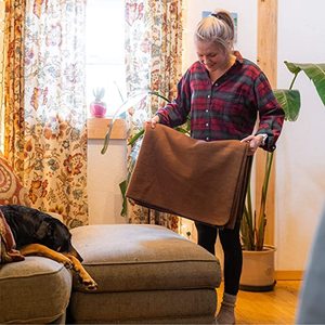 Chăn Len Chống Kéo Chất Lượng Hàng Đầu Chăn Len Ngoài Trời Di Động Khẩn Cấp Cỡ Lớn - Product Image 4