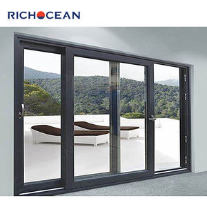 <span class=keywords><strong>Porte</strong></span> coulissante extérieure en aluminium RICHOCEAN, moderne, sur mesure, double vitrage trempé, économie d'énergie - Product Image 6