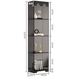 Estantería de acrílico simple para dormitorio, vitrina de almacenamiento de pie, librería - Product Image 6