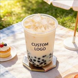 Paquete de 12 Vasos Desechables Transparentes de Polipropileno de Primera Calidad, de Pared Simple, de 90 mm, para Té con Leche, para Fiestas de Navidad y Bodas - Product Image 3