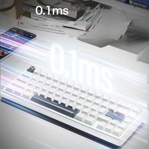 Tấn công cá mập x65he trục từ bàn phím cơ khí đường viền khắc bên có dây RGB độ trễ thấp 8K Bàn phím tỷ lệ bỏ phiếu - Product Image 2