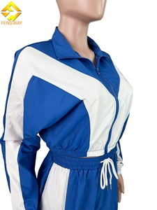 Set autunno Casual <span class=keywords><strong>da</strong></span> <span class=keywords><strong>donna</strong></span> giacca a maniche lunghe con cerniera Top tailleur autunno attivo <span class=keywords><strong>tuta</strong></span> <span class=keywords><strong>sportiva</strong></span> due 2 pezzi pantaloni <span class=keywords><strong>da</strong></span> <span class=keywords><strong>donna</strong></span> - Product Image 3